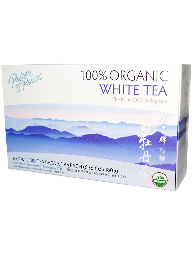 Organic White Tea, 100 teabags, Prince of Peace