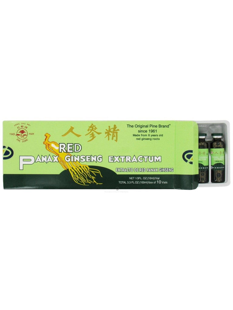 Panax Ginseng Extract, Pine Brand, 10 vials, Prince of Peace