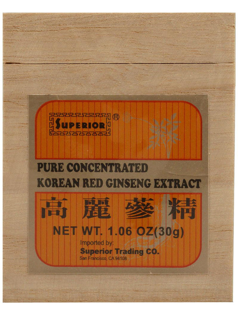 Korean Red Ginseng Extract Jar, 30 grams, Superior Trading