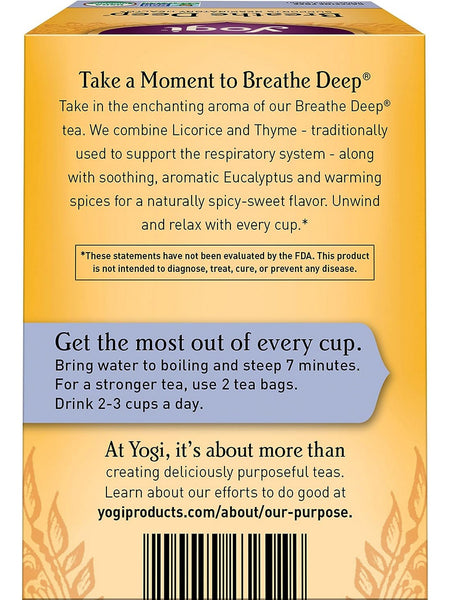 Yogi, Breathe Deep, 16 Tea Bags