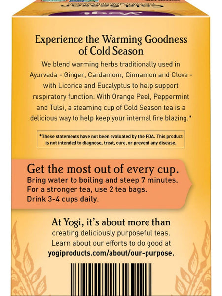 Yogi, Cold Season, 16 Tea Bags