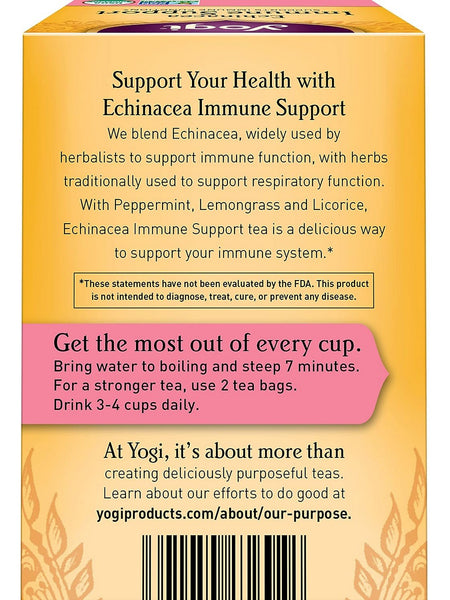 Yogi, Echinacea Immune Support, 16 Tea Bags