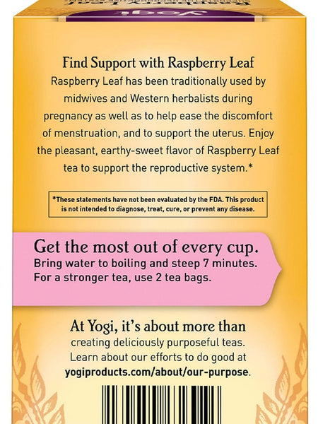 Yogi, Woman's Raspberry Leaf, 16 Tea Bags