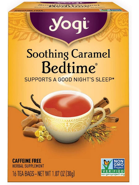 ** 12 PACK ** Yogi, Soothing Caramel Bedtime, 16 Tea Bags