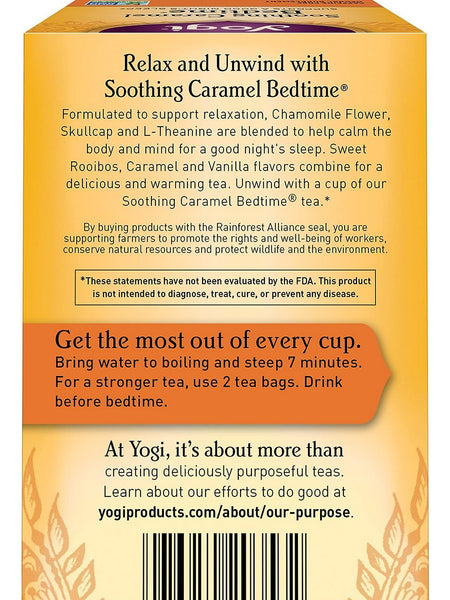 Yogi, Soothing Caramel Bedtime, 16 Tea Bags