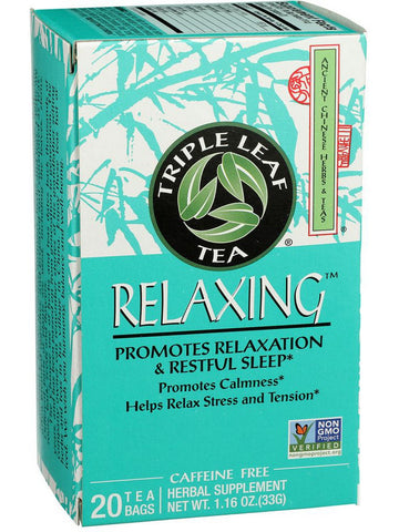 Relaxing Herbal Tea, 20 tea bags, Triple Leaf Tea