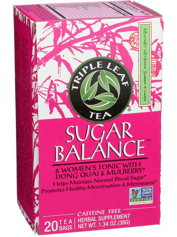 Sugar Balance & Women's Tonic Tea, 20 tea bags, Triple Leaf Tea