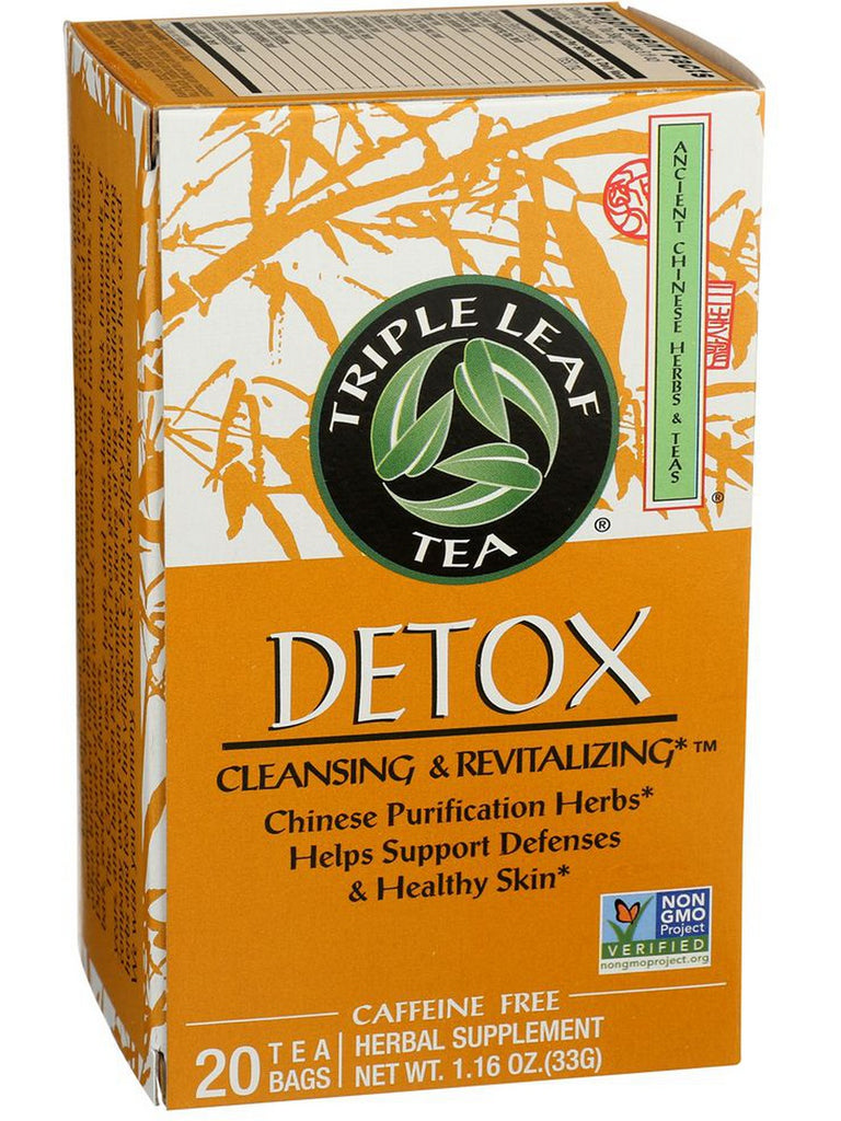 Detox Herbal Tea, 20 tea bags, Triple Leaf Tea